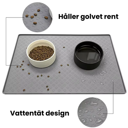 Silikon underlägg för matskålar – inget mer spill på golvet
